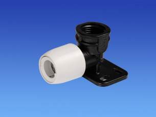 Hep2O Underfloor Heating Pipe and Fittings -  Hep2o Hx6 Wall Plate Elbow 22x3/4