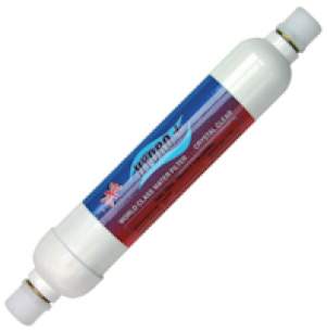 Inline Water Filters -  Hydro 10 Inch 5m Carbon Block Scale Inhibitor 3/4 Inch Male
