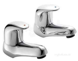 Pegler Luxury Bathroom Brassware -  Pegler Yorkshire Haze 464002 3/4 Bath Tap Pair