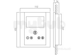 Vado Brassware -  Thermo Shower Valve Plus Digital W/m Contrl Pnl