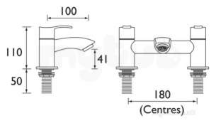 Bristan Brassware -  Bristan Capri Bath Filler Chrome Plated Cap Bf C