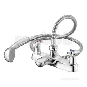 Ideal Standard Brassware -  Sandringham 21 B9878 X Top Two Tap Holes Bsm And Kit Cp B9878aa