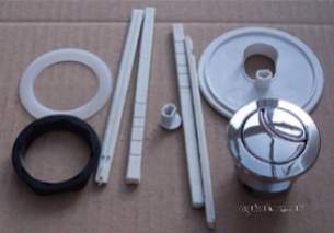 Ideal Standard Brackets and Hangers -  Cist Cover Btn D/f Flat-form Ideal Standard Chrome Ev201aa