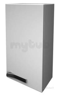 Jasper Morrison Strada Furniture -  Ideal Standard Strada 350 Wall Unit Left Hand Door Gls Wh K2464wg