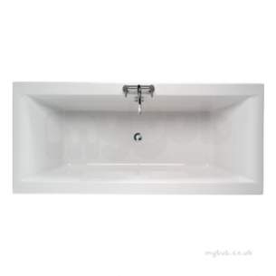 Twyfords Acrylic Baths -  Indulgence 1800x800 Bath No Tap Id8600wh