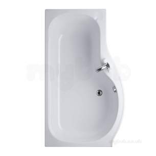 Ideal Standard Space Baths And Panels -  Ideal Standard Space E7324 1700 X 700mm Left Hand No Tap Holes Corner Bath Wh