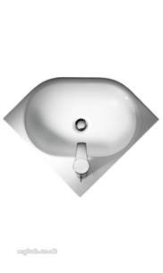Ideal Standard Sottini Ware -  Ideal Standard Lagaro Cnr Basin 68 White 1th J441501