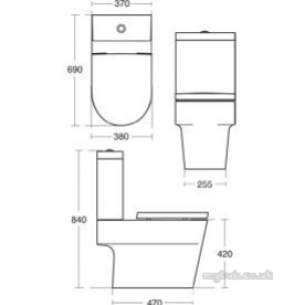 Ideal Standard Sottini Ware -  Ideal Standard Lagaro Cistern Bsio White 6l Dfv J442401