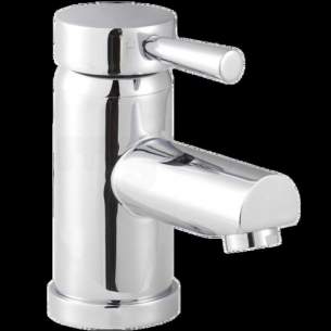 Twyfords Commercial Brassware -  Siron Top Action Lever Optimise Monobloc With Push Button Waste Sn5129cp