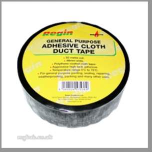 Regin Products -  Regin Regj75 Adhesive Tape 50mx50mm Blk