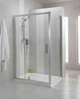 Ideal Standard Synergy Shower Enclosures -  Ideal Standard Synergy L6205 Pivot Dr 1200mm Sil Clear L6205eo