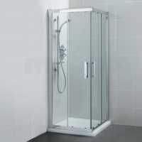 Ideal Standard Synergy Shower Enclosures -  Ideal Standard Synergy L6281 Corner Entry Enc 900mm Sil Clear L6281eo