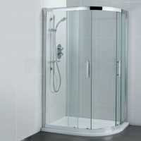 Ideal Standard Synergy Shower Enclosures -  Ideal Standard Synergy L6287 Off Set Quadrant 1200mm Sil Clear