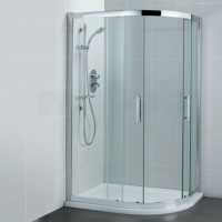 Ideal Standard Synergy Shower Enclosures -  Ideal Standard Synergy L6287 Off Set Quadrant 1200mm Sil Clear L6287eo