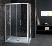 Ideal Standard Synergy Shower Enclosures -  Ideal Standard Synergy L6289eo Slider 1200mm Silver Clear