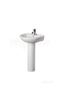 Ideal Standard Sottini Ware -  Ideal Standard Oracle E6820 1 Tap Hole Basin 550mm White E682001