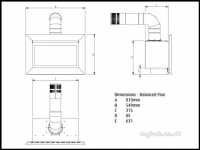 Flavel Gas Fires -  Flavel Jazz Bf Rc Black/silver Trim Ng