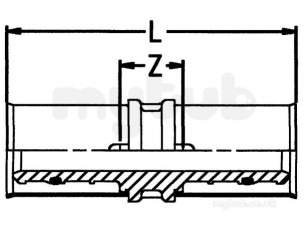 Wavin Tigris K1 Pipe System -  Wavin Tigris K1 Coupler 16 3023348