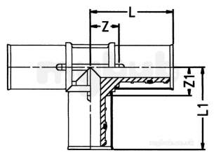 Wavin K1 Mlcp Multi Layer Pipe System -  Wavin K1 Mlcp Equal Tee 63 3027853