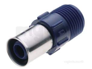 Wavin Tigris K1 Pipe System -  Tigris K1 Connector Male 20x3/4 3023550