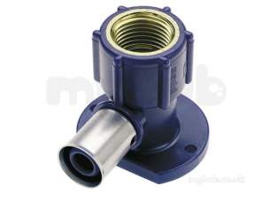 Wavin Tigris K1 Pipe System -  Tigris K1 Wall Flange Female 16x1/2 3023344