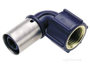 Wavin Tigris K1 Pipe System -  Tigris K1 Elbow Female 16x1/2 90 Degree 3023546