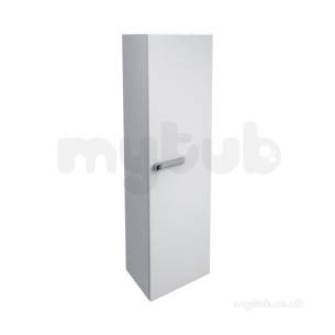 Ideal Jasper Morrison Strada Soft Mood Furniture -  Ideal Standard Strada 400 Tall Unit Right Hand Door Gls Wh K2733wg