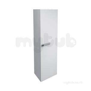 Ideal Jasper Morrison Strada Soft Mood Furniture -  Ideal Standard Strada 400 Tall Unit Right Hand Door Gls Wh