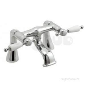 Vado Brassware -  2 Hole Bath Filler Pillar Mounted Chrome