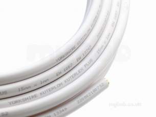 Copper Coils -  Kuterlex Plus 25 Meter White Plastic Coated Copper Tube 15mmx1.0mm