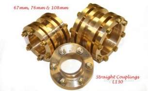Lamontite Compression Fittings -  Lamontite L130 76mm Str Coupling