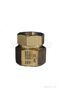 Tracpipe Flexible Gas Piping -  Tracpipe Female Bsp Adaptor 22x1/2