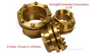 Lamontite Compression Fittings -  Lamontite L138 67mm X 2.1/2 Inch Cxfi Coupling