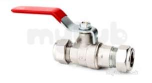 Zilmet Expansion Vessels -  Inta Ball Vve With Check 22mm Red Lever Lbvck209522r