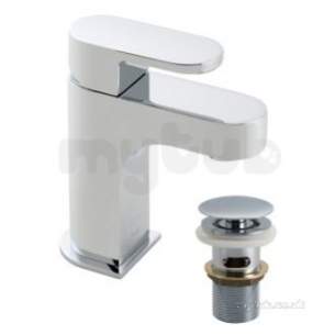 Vado Brassware -  Mini Mono Basin Mixer Single Lever Deck Mtd Lif-100m/cc-c/p