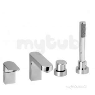Vado Brassware -  4 Hole Bath/shower Mixer Single Lever Deck Mtd