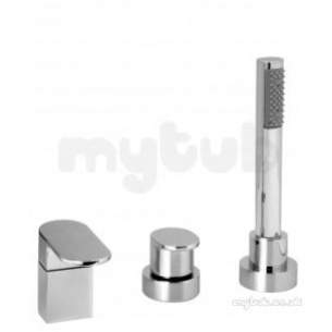 Vado Brassware -  3 Hole Bath/shower Mixer Single Lever Deck Mtd