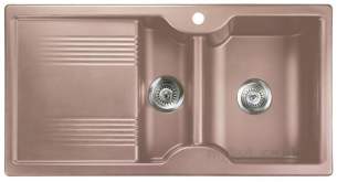 Rangemaster Sinks -  Lunar 985508 15b Latte And Acc Pack