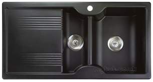 Rangemaster Sinks -  Lunar 985508 15b Onyx And Acc Pack