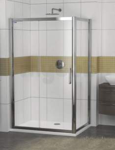 Showerlux Legacy Enclosures -  Showerlux Legacy Side Panel 1000mm Ch/cl
