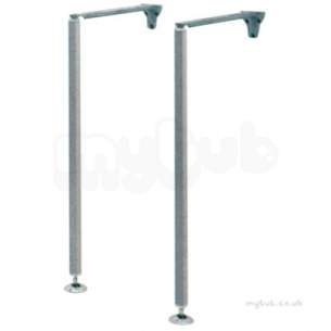 Twyfords Commercial Sanitaryware -  Legs And Stays Pair 305hx300l Sr3048xx
