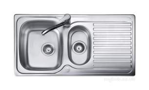 Rangemaster Sinks -  Leisure Linear 985x508 Sb Rev Sink Ss