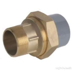 Durapipe Abs Fittings 1 and Below -  1 Abs Composite Union Pl/mi Brass 217 104