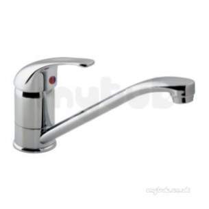 Vado Brassware -  Matrix Mono Sink Mixer Single Lever Dck Mount Plus