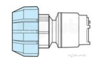 Polypipe Polyplumb Polyfit -  20mm X 15mm Mdpe Polyfit Adaptor White 5