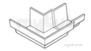 Apex Cast Iron Rainwater -  4 Inch X 3 Inch X 90d No.46 Ext Angle Mg43/ea/90