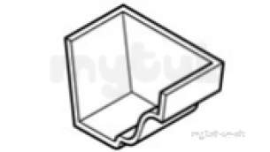 Apex Cast Iron Rainwater -  6 Inch X 4 Inch No.46 Right Hand Ext Stopend Mg64/se/re