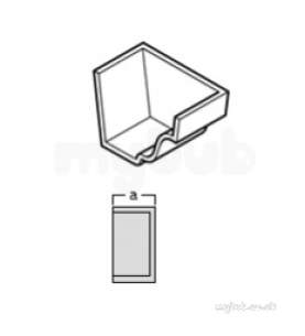 Alumasc Rainwater Products -  Plain 4 Inch X 3 Inch No.46 S End Int Mg2/232