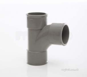 Polypipe Waste and Traps -  50mm X 92.5deg Swept Tee Mu316-b