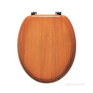 Roper Rhodes Toilet Seats -  Roper Rhodes Malvern Seat Antique Pine Ch Hinge